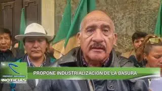 Candidato a la alcaldia de  El Alto por MTS Propone la industrializaci&oacute;n de la basura