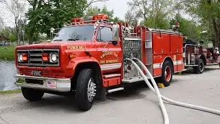 1988 FMC Pumper Drafting Water