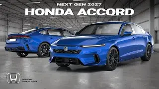 HONDA ACCORD 2027: новая эволюция, на фоне которой другие седаны выглядят устаревшими? Обновлённы...