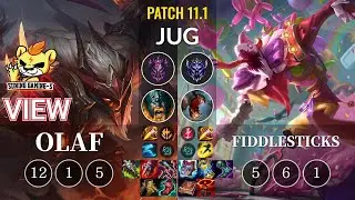 SG-S View Olaf vs Fiddlesticks Jungle - KR Patch 11.1