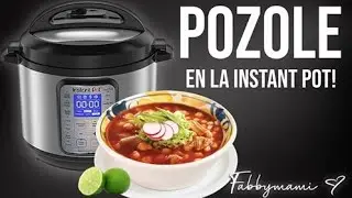CÓMO HACER POZOLE EN LA OLLA INSTANT POT! | POZOLE SÚPER RÁPIDO!
