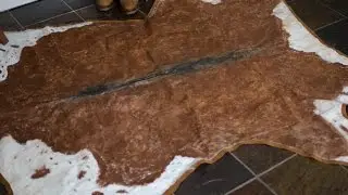 DIY: How to Make a Faux Cow Hide Rug For Less Than $52