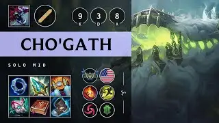 Cho'Gath Mid vs Ryze - NA Challenger Patch 25.18