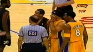 Allen Iverson Famous Trash Talk with Kobe Bryant in 2001 NBA Finals *Derek Fisher has hair