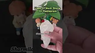 படிகாரம் பயன்கள் Alum Stone For Face skin underarm pimples acne treatment #alum #படிகாரம்