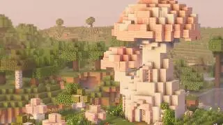 Building an Enchanting MUSHROOM Tower in Minecraft