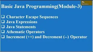Basic Java Programming(Module-3)
