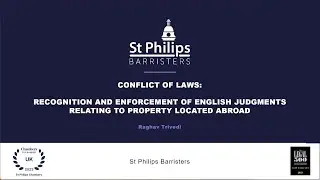 Conflict of Laws: Enforcement and Recognition of Judgments in relation to Property Disputes webinar