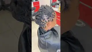 Узнайте, как красиво укладывать короткие дреды #locs #loccrush #healthylocs #reallocs