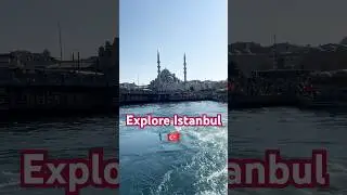 Yeni & Solimany Mosques from Bosphorus Cruise | Stunning Istanbul Landmark 🇹🇷✨