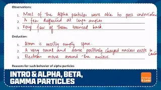OL | Intro & Alpha, Beta, Gamma Particles