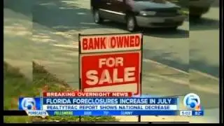 Florida foreclosures increase in July