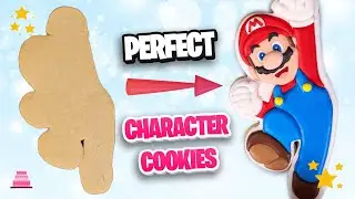 The Trick to a Perfect Mario COOKIE (Decorating Cookies like a Pro!)