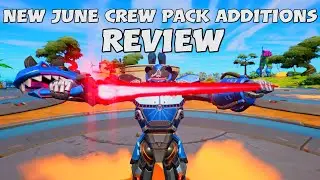 This &ldquo;New&rdquo; Pickaxe is AMAZING! - June Crew Pack Pickaxe and Built-In Emote Gameplay and Review