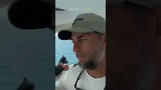 Waiting out a tropical storm on the ocean in the Bahamas.