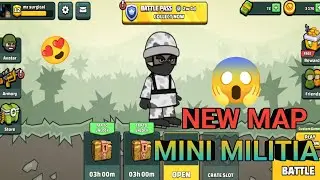 Mini militia new map jungle so hard 😱🔥
