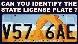 Can you identify a state by its license plate? United States license plate quiz - Part 1