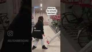 Parking in the world's largest bicycle garage with 12,500 spaces! This is intense.