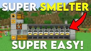 Minecarft Automatic Sorting System in Bedrock 1.21