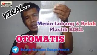 Mesin Lubang dan Belah Plastik Roll OTOMATIS