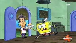 A SpongeBob scene, but with Ren Hoek scream as replacement.
