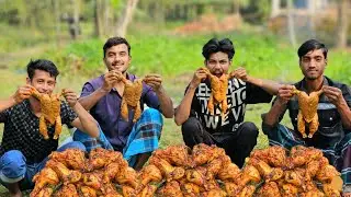 GRILLED CHICKEN | Feeding the village community | Traditional Village Cooking