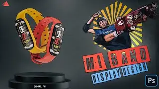 XIAOMI MI BAND 7 DISPLAY DESIGN SKATER'S THEME in PHOTOSHOP | Дизайн дисплея MI BAND 7 в ФОТОШОПЕ