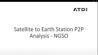 Modeliing and Simulation   GSO NGSO Satellite Systems Analysis