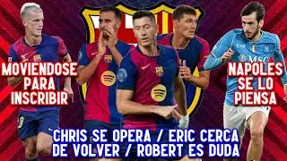 Christensen se opera 🚨 RL9 es duda y Eric casi listo 🚨 F5 Kvaratskhelia 🚨 Inscripcion Olmo 🚨