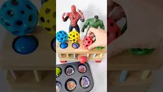 【Music＃1180】Marvel Spider-Man Hulk squeeze toys Oody satisfying ASMR #shorts #healing #marvel