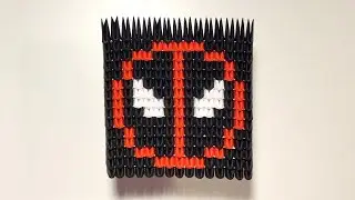 DEADPOOL PAPER MASK ORIGAMI TUTORIAL #종이접기