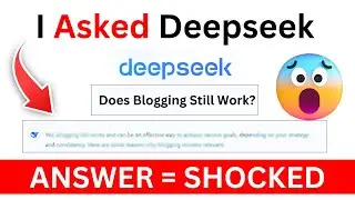 I asked Deepseek, Does blogging still work in 2025