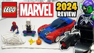 LEGO Marvel Spider-Man Race Car & Venom Green Goblin (76279) - EARLY 2024 Set Review