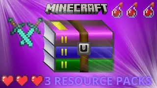 &iexcl;TOP 3! MEJORES TEXTURE PACKS PARA MINECRAFT PVP 📚 aumentan FPS