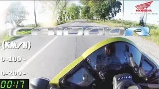 HONDA CB1000RA ACCELERATION 0-200 km/h!