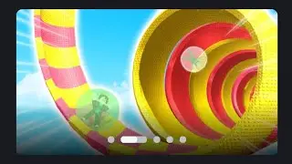 Playing my first game on the channel game name:build a marble slide!