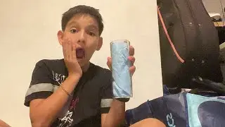 Trying unusual drinks