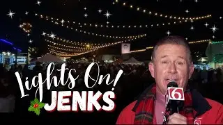 Lights On Jenks | Christmas lights in Downtown Jenks 2022