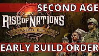 RISE OF NATIONS |  EARLY BUILD ORDER TUTORIAL - SECOND AGE