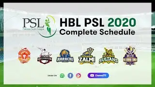 HBL PSL 2020 Complete Schedule - Pakistan Cricket Board News and Update