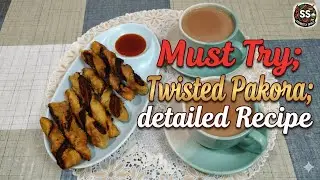 Spiral Pakora recipe #pakora #pakorarecipe #recipe #snacks #wintersnacks #viralsnacks #food #cooking