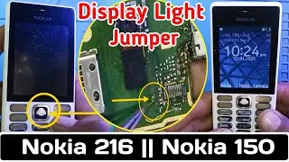 Nokia 216 Rm-1187 Display Light Jumper || Nokia 150 Rm-1190 Lcd Light Jumper Ways