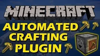 Use droppers to automatically craft in Minecraft with Automated Crafting Plugin