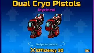 Dual Cryo Pistols REVIEW!! on PixelGun3D
