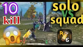 Solo Vs Squad😱10 Kill🫣🔥||Raider Six Gameplay By Chanakya Gaming||