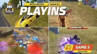 FREE FIRE MAX ASIA INVITATIONAL (FFMAI) 🔥| PLAYINS GROUP B-C | GAME 5