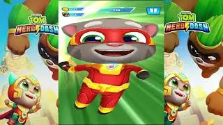 TALKING TOM HERO DASH RUN GAME - FIRST LOOK - WALKTHROUGH GAMEPLAY - NEWBIE - Lanscape Mode