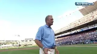 2012 ASG: George Brett tosses ceremonial first pitch