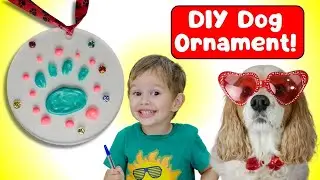 DIY Paw Print Ornaments for Kids: Easy Dog-Themed Christmas Crafts!🐶 Dexter the Dog and Friends