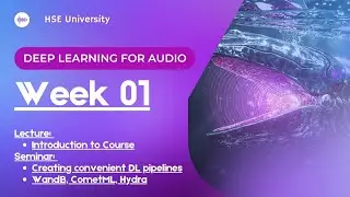 Deep Learning for Audio (2025): 1 (RU)